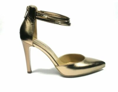 Scarpe Nero Giardini donna decoltè a punta sandalo P907913DE tacco alto spillo - Immagine 1 di 4