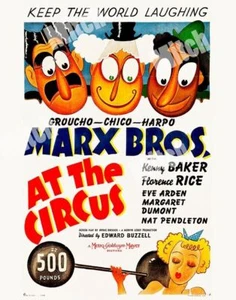 MARX BROTHERS 1938 in AL CIRCO 1939 - 11 X 14 POSTER LOBBY CARD - Foto 1 di 1