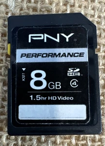 PNY Performance 8GB Memory Card - Picture 1 of 2