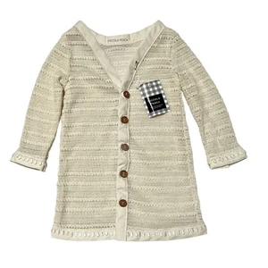 NWT Piccolo Pesca Boyfriend Cardigan Size 3 - Picture 1 of 8