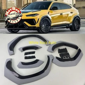 REAL CARBON WHEEL EYEBROW ARCH TRIM FENDER FLARE FOR LAMBORGHINI URUS 1016 STYLE - Picture 1 of 12