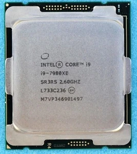 Intel Core i9-7980XE SR3RS 18C 2.6GHz 24.75MB 165W LGA2066 Support X299 CPU - Picture 1 of 1
