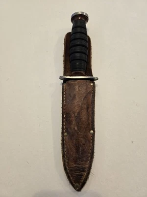 Cuchillo de caza de hoja fija Schrade Walden H-15 de colección con funda Foto 1 de 4