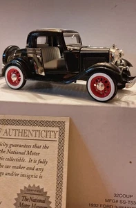 Ford 1932 cupé de 3 ventanas fundido a presión 1:43 National Motor Museum como nuevo con certificado de autenticidad - Imagen 1 de 8