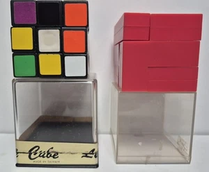Rompecabezas Cubo SOMA Rojo Vintage y Juego Cubo La Cube/Cubo Rubiks De Colección Con Estuches - Imagen 1 de 21