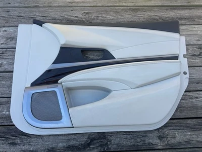 Acura RLX 2014-2017 pasajero delantero lado derecho interior panel puerta moldura, OEM beige Foto 1 de 4