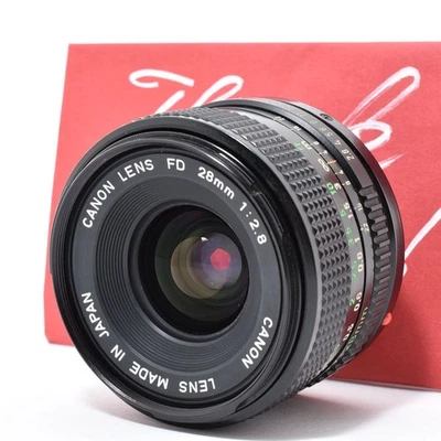 [Casi COMO NUEVO] Nuevo lente gran angular Canon FD NFD 28mm f2.8 MF de... - Imagen 1 de 4
