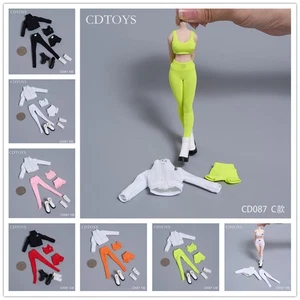 cdtoys cd087 1/12 Female Elastic Stretching Sports Wear Clothes Fit 6'' Figure - Picture 1 of 18