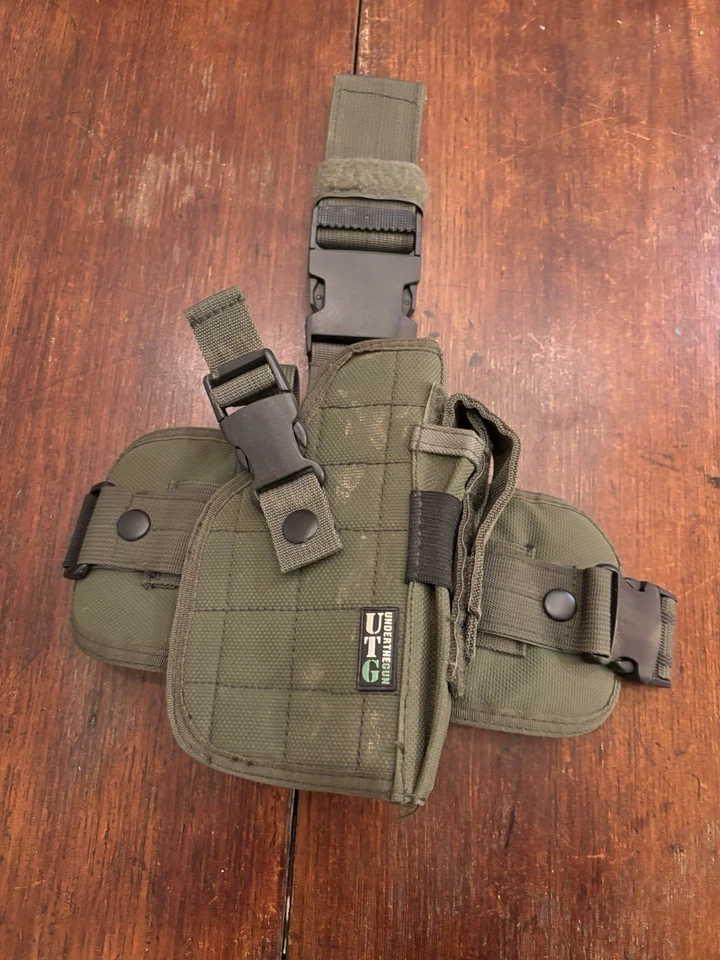 Funda táctica de pierna caída UTG, mano derecha Foto 1 de 2
