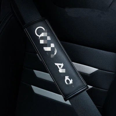 2 piezas Funda Cinturón Coche Cojín Hombro Almohadilla Interior Accesorios Para Audi Foto 1 de 4