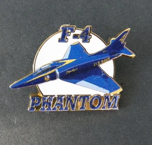 BLUE ANGELS PHANTOM F-4 NAVY AIRCRAFT LAPEL PIN 1.5 inches Printed Enamel - Imagen 1 de 2