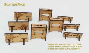 Infinity the Game Scatter Terrain for any 28mm Miniature games MDF Terrain - Picture 1 of 1