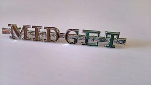 MOTIVO INSIGNIA bota emblema maletero MIDGET AHA5683 mk1 - mk 3 script - Imagen 1 de 3