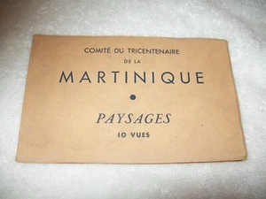 FOLLETO POSTAL DE RECUERDO DE COLECCIÓN PAISAJES MARTINIQUE DE 10 VISTAS - Imagen 1 de 4
