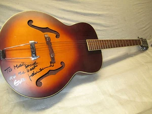 ARCH TOP JAZZER signed by ERIC JOHNSON - Picture 1 of 1