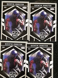 Lot of 4 Quentin Johnston 2023 Sage All Rookie Team Card  Chargers R/C - Picture 1 of 1