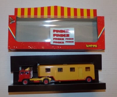 Semirremolque vintage Solido Verem Pinder Circus #807 con pegatinas nuevo en caja Foto 1 de 4