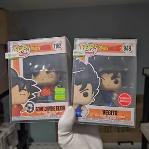 Examen de Conducción Goku #1162 Compartido Exclusivo y Vegito Metal Gamestop Funko Pop - Imagen 1 de 16