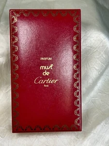 MUST DE CARTIER 50ML PARFUM VINTAGE SPLASH (NEW WITH BOX) - Picture 1 of 10