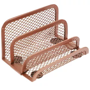 Desktop File Rack Decorative Book Holder Office Bookcase Manager Shelf Folders - Picture 1 of 8