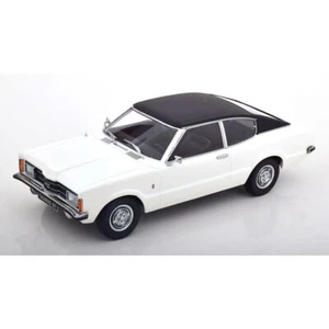 Kkdc181003 1/18 Ford Taunus Gt Coupe 1971 White/Black Diecast Mini Car - Picture 1 of 2