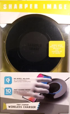 Cargador inalámbrico rápido de imagen más nítida sin cables sin problemas indicador de estado de carga Foto 1 de 2