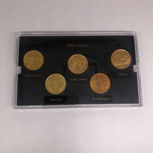 2000-D State Quarters Gold Set MA MD SC NH VA - Picture 1 of 5