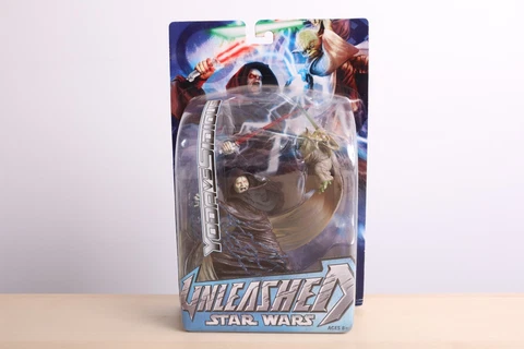 Star Wars Unleashed Yoda vs Darth Sidious Figures From Revenge of The Sith- 2005 Cover