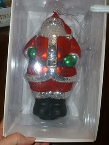 Department 56 St. Nick Christmas Ornament Mercury Glass 7757-7, 10 inches tall - Picture 1 of 3