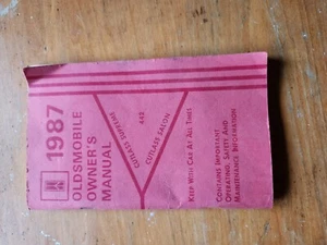 1987 oldsmobile owners manual - Picture 1 of 3