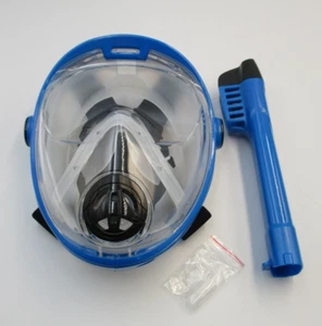 Deep Blue Gear Vista Vue  Full Face Junior Snorkeling Mask Blue Large - Picture 1 of 6