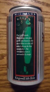Michelob Light Kingsmill Golfplatz 8. Loch Bierdose - unten geöffnet/leer - Bild 1 von 2