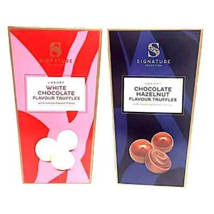 Signature Selection Chocolate Truffles White Chocolate or Chocolate Hazelnut - Picture 1 of 21
