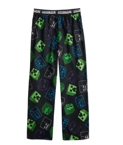 Boys' Small (4/5) Minecraft Night Scene Elastic Waistband Pajama Pants NWT - Picture 1 of 1