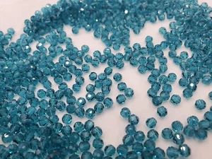 4mm Preciosa Cristal Checo Indicolite (Azul) Facetado Redondo - Bolsa de 25 - Imagen 1 de 3
