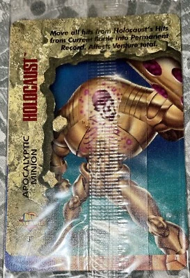 ERRORS 1996 marvel overpower Holocaust The Thing And Iron Man Promo card ETC - Image 1 of 4