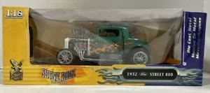 RARO 1932 FORD COUPE STRADA ASTA con fiamme Shyne Rodz 1:18 FIRMA STRADALE - Foto 1 di 3