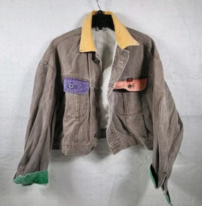 Latzhose Denim Jacke Made in Italy Größe extra groß 100 % Baumwolle - Bild 1 von 16