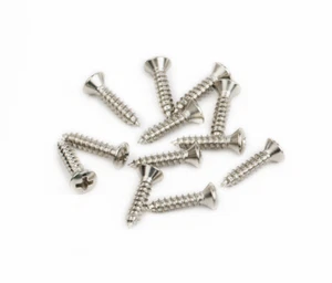 Fender Pickguard / Vintage Bridge Cover Mounting Screws Tele Strat P J Bass - Picture 1 of 6
