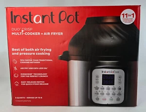 Instant Pot Dup Crisp 8 Qt 11 in 1 Stainless Steel Multi Cooker & Air Fryer - Picture 1 of 7