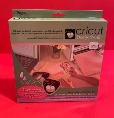 Cricut Design Studio Software 290500 Provo Craft 10ft USB Cable & Mouse - Image 1 of 4