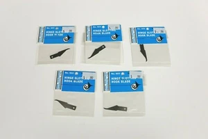 Carl Goldberg 603 Hinge Slotting Hook Blade, 5 Blades, for Cutting RC Hinge Line - Picture 1 of 5