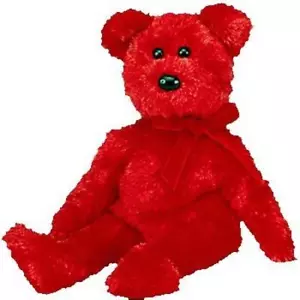 Ty Beanie brutzelt Der Teddybär Stil Kuscheltier Plüschtier mit Etikett 2001 - Bild 1 von 1