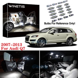 Kit de equipamiento de luces LED interiores 6000 k blancas brillantes 16 piezas para Audi Q7 2007-2013 - Imagen 1 de 12