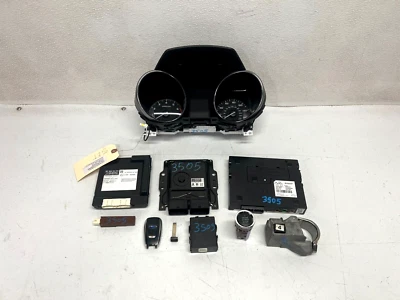 2018 SUBARU OUTBACK ECU IGNITION COMPUTER KEY SET W/ SPEEDOMETER CLUSTER LOT3505 - Image 1 of 4
