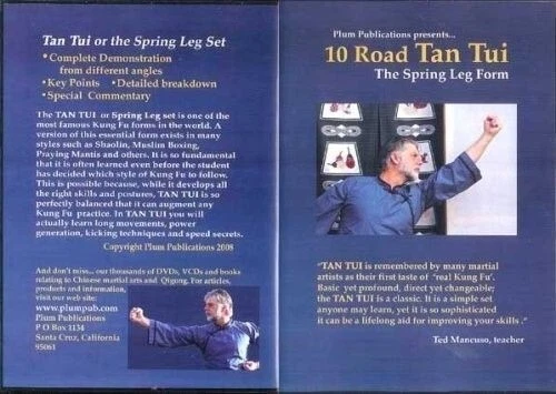 Chinese Kung Fu 10 Road Tan Tui Spring Leg Form DVD Ted Mancuso praying mantis - Image 1 of 1