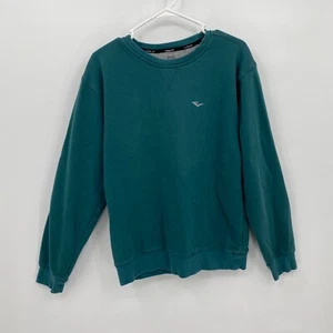 Everlast Men's Long Sleeve Crew Neck Sweatshirt Pullover Solid Green Size M - Picture 1 of 7