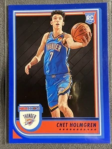 Chet Holmgren Rookie 2022-23 Panini NBA Hoops #232 Blue Parallel RC Basketball - Picture 1 of 2