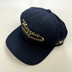 Vintage University of Missouri Hat Cap Snapback Black New Era Mizzou Tigers 90s - Picture 1 of 9