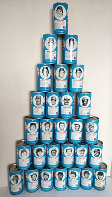 Lote de 70 latas de béisbol RC Cola 1976 todas las latas enumeradas a continuación - ¡sin duplicados! Foto 1 de 4